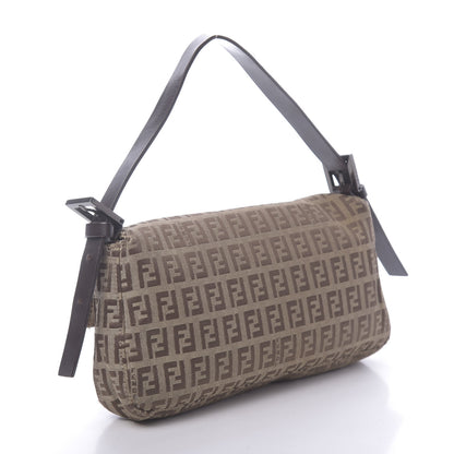 Fendi Zucchino Baguette Dark Brown 3 of 10