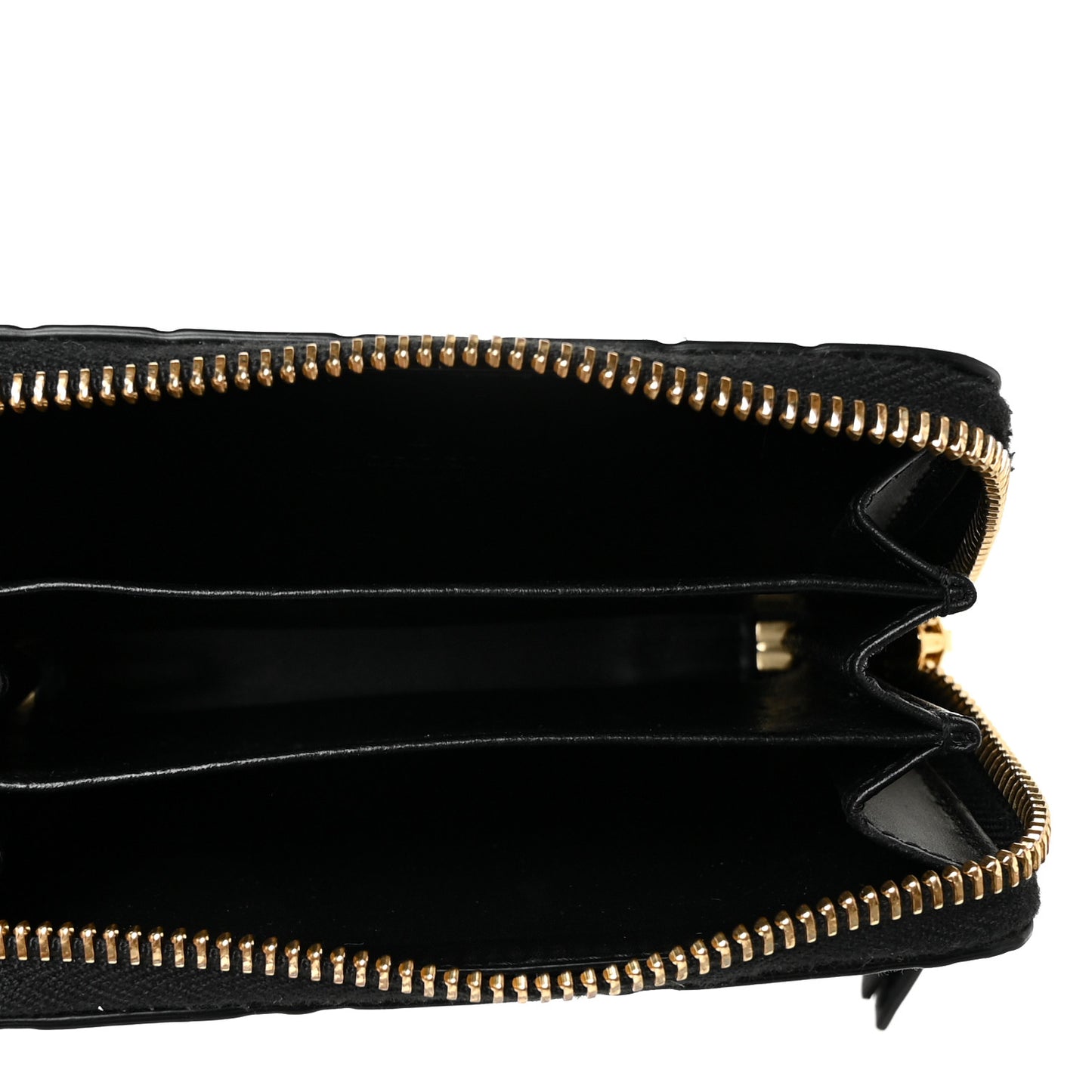 Guccissima Zip Around Card Case Black