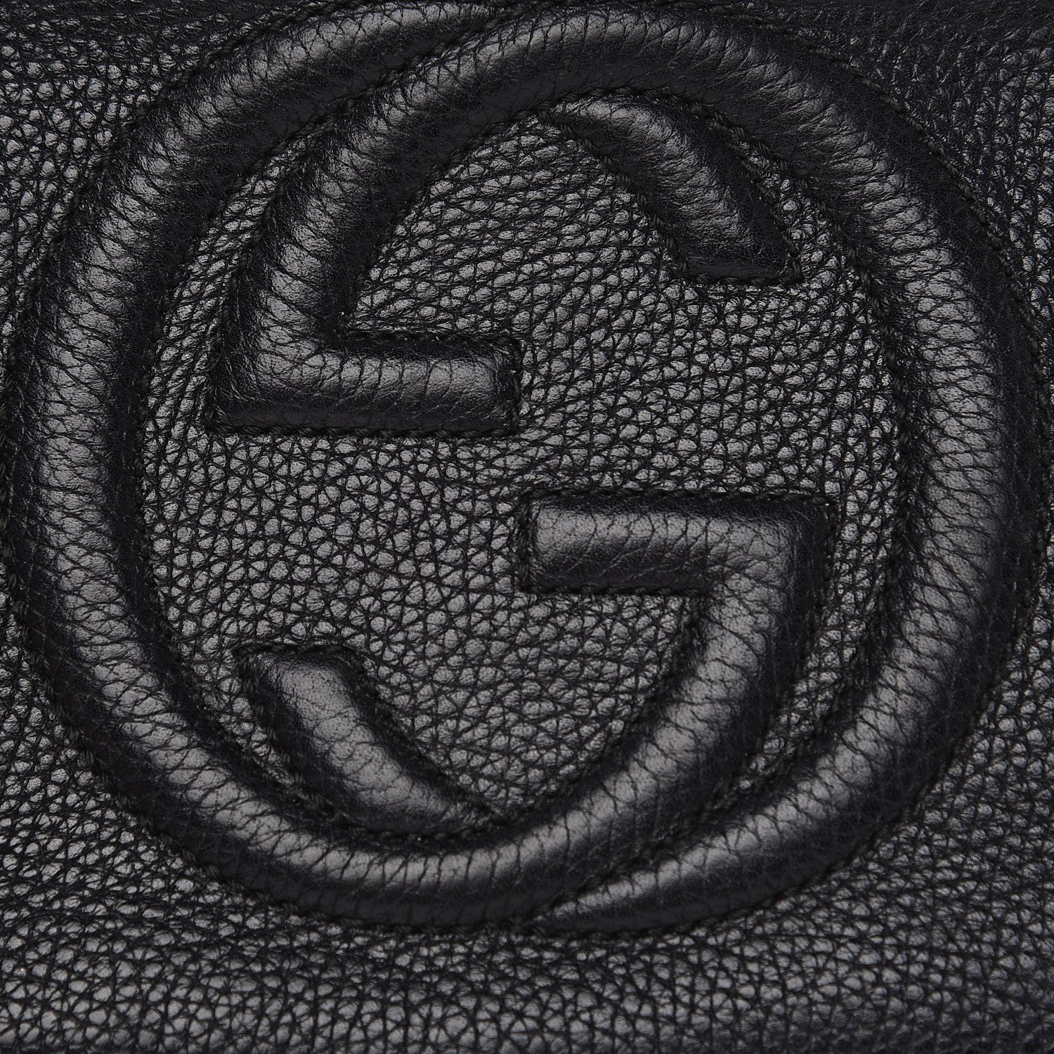 Gucci Pebbled Calfskin Small Soho Disco Bag Black 9 of 11