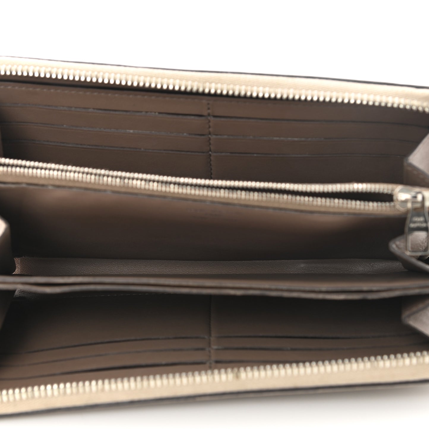 Veau Cachemire Comete Wallet Galet