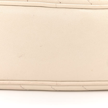 Gucci Sakai Be Green Calfskin Diagonal Stitched Small Blondie Shoulder Bag Mystic White 18 of 18