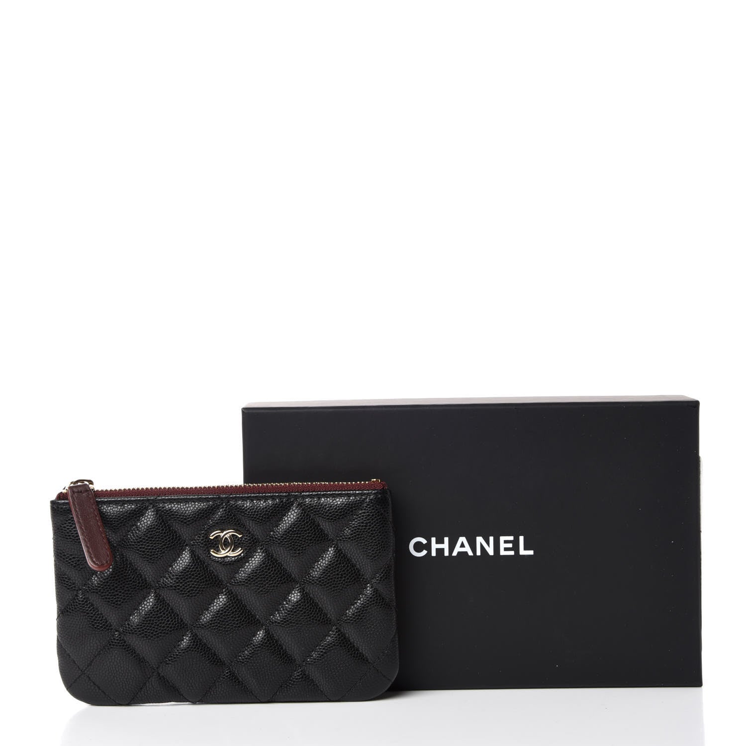 Chanel Caviar Quilted Small Cosmetic Case Black 10 of 10
