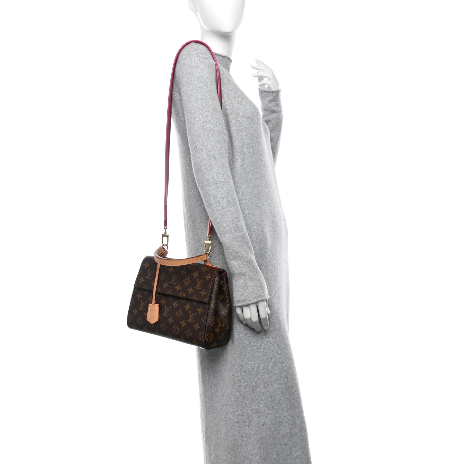 Louis Vuitton Monogram Cluny BB Pink 2 of 14