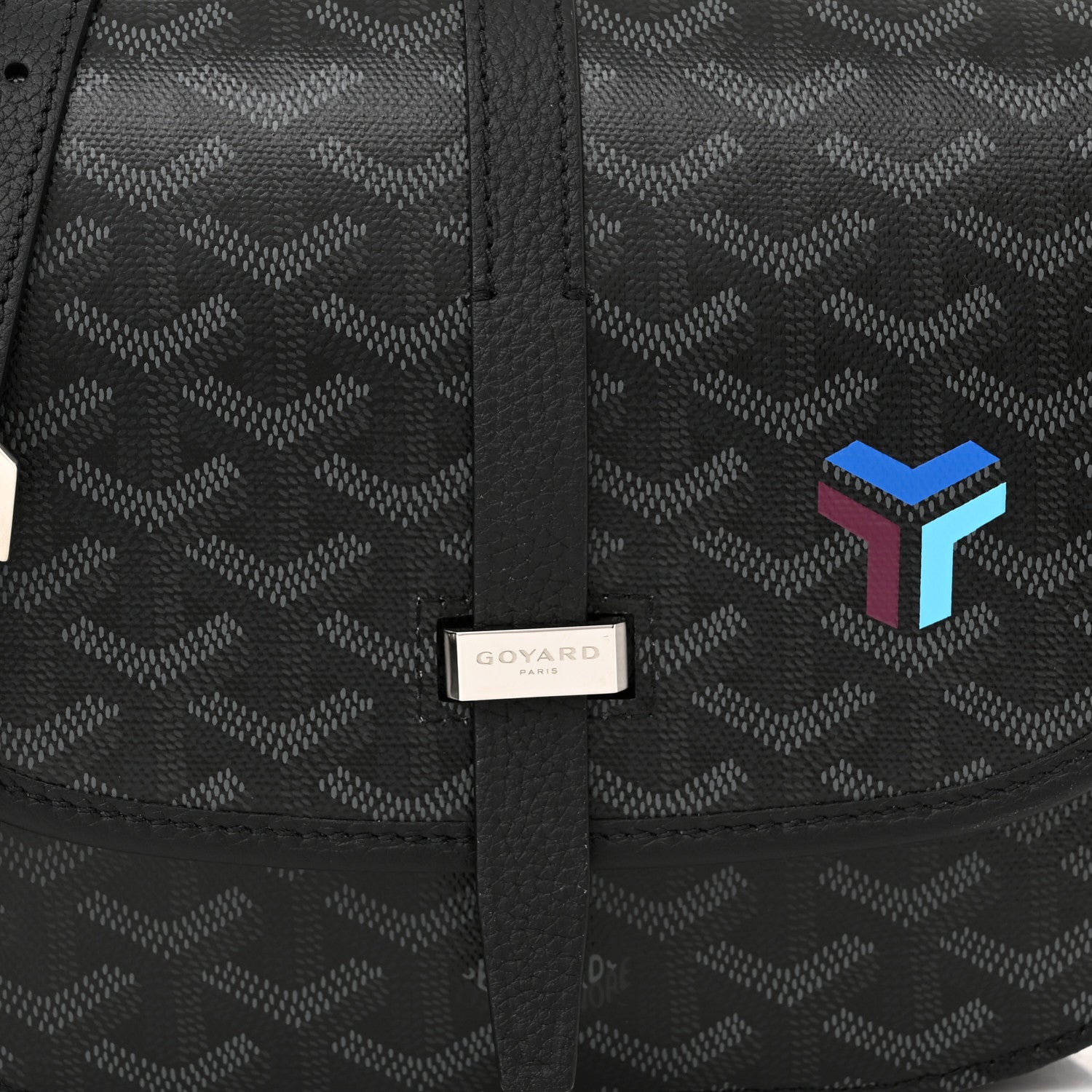Goyard Goyardine Belvedere III PM Messenger Bag Jet Black 6 of 8