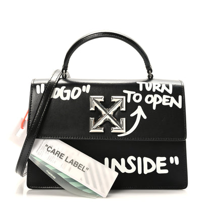 Off-White Calfskin Cash Jitney 1.4 Shoulder Bag Black 1 of 10