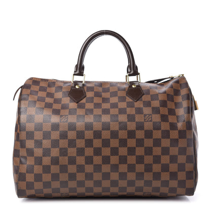 Louis Vuitton Damier Ebene Speedy 35 1 of 10