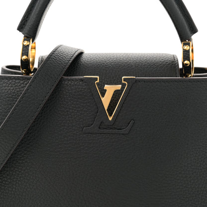 Louis Vuitton Taurillon Capucines BB Black 7 of 11