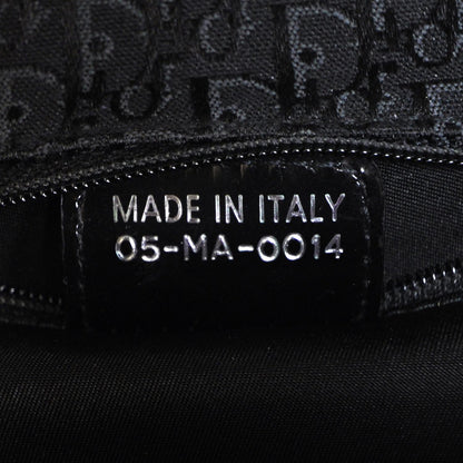 Christian Dior Leather D Trick Shoulder Bag Black and White 8 of 9