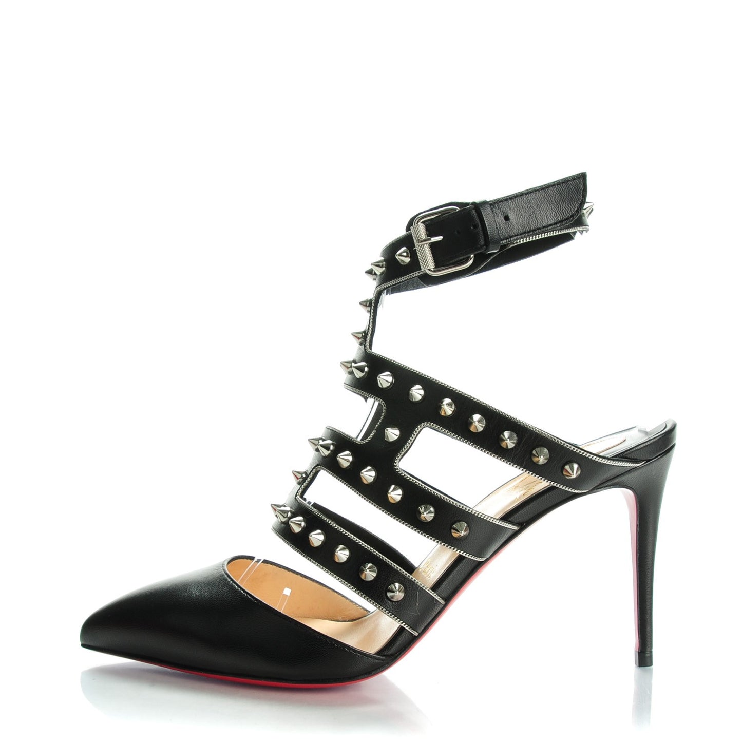 Kid Tchicaboum 85 Pumps 36.5 Black Silver