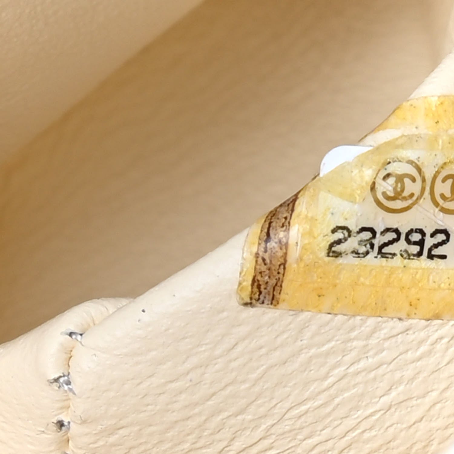 Chanel Caviar Lizard Quilted Mini Coco Handle Flap White 9 of 9