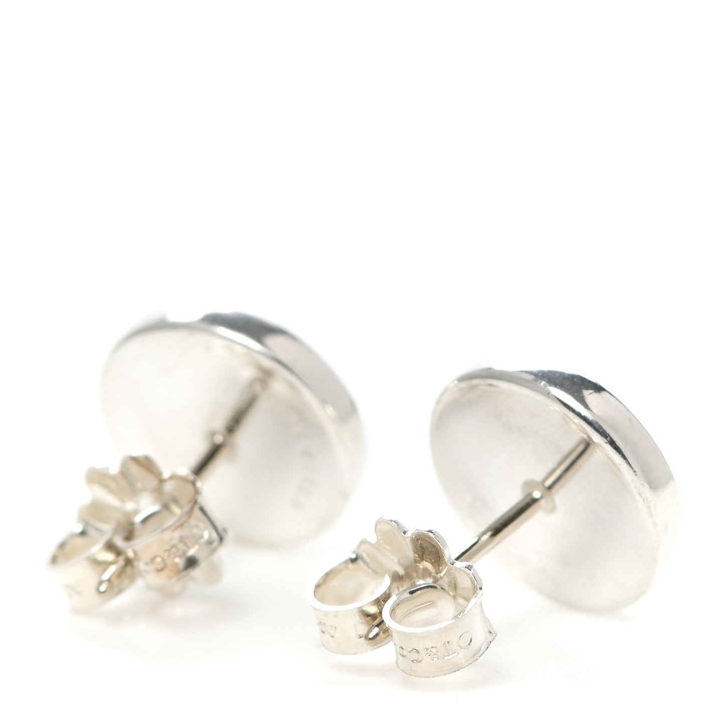 Sterling Silver Return To Tiffany Circle Stud Earrings