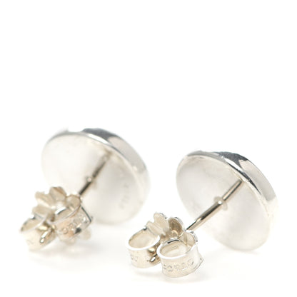 Tiffany Sterling Silver Return To Tiffany Circle Stud Earrings 3 of 4