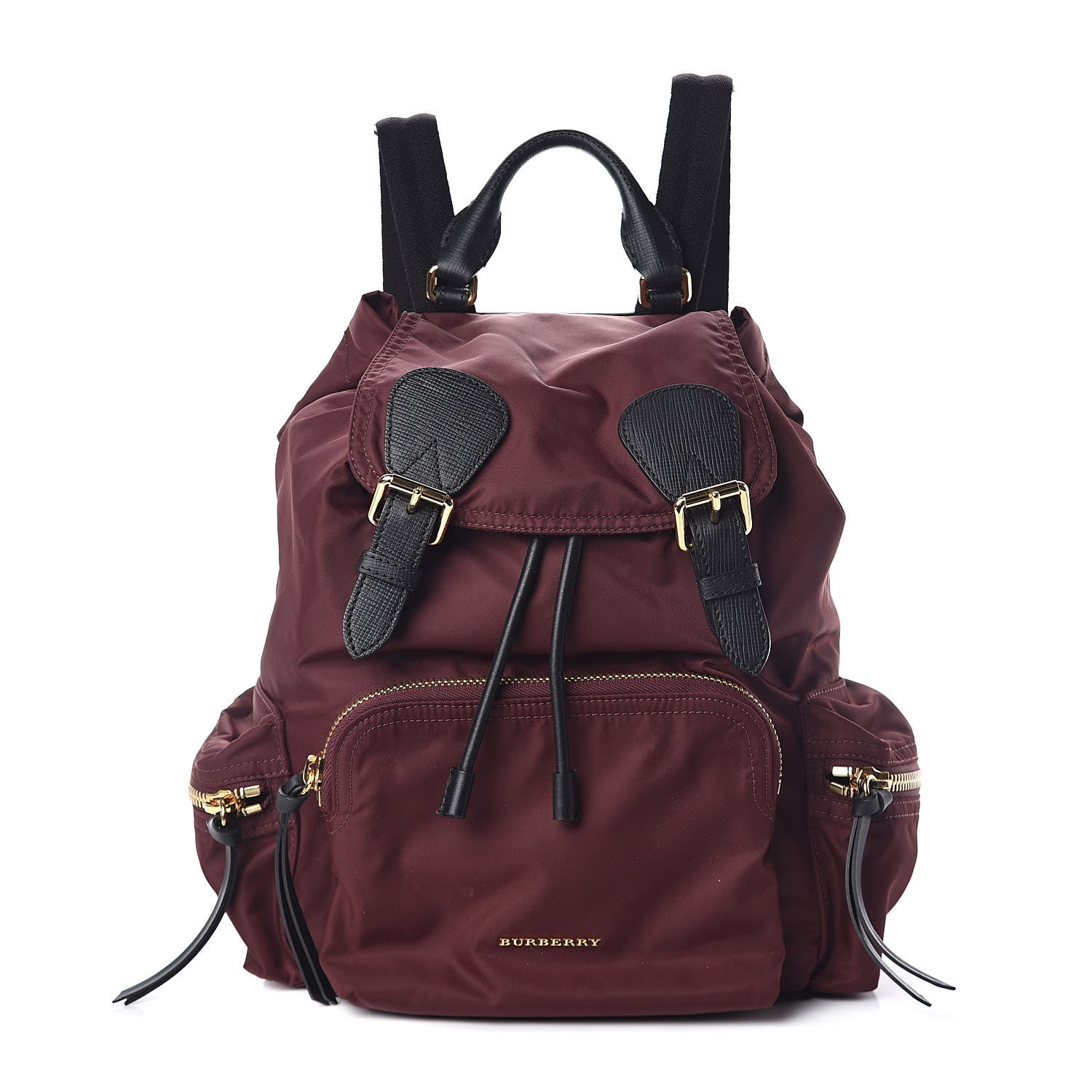 Burberry Nylon Medium Rucksack Backpack Burgundy Red 1 of 9