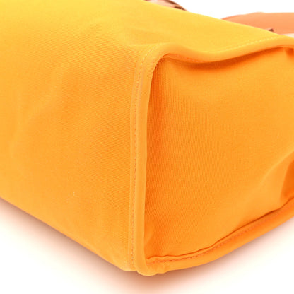 Hermes Vache Hunter Toile Herbag Zip 31 PM  Jaune D'Or 10 of 10