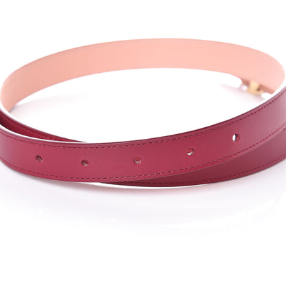 Louis Vuitton Calfskin 20mm LV Initiales Belt 70 28 Fuchsia 4 of 8