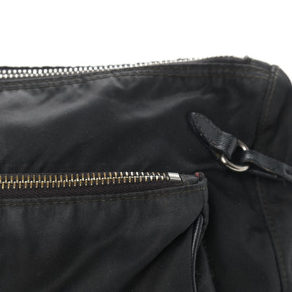 Prada Saffiano Tessuto Nylon Crossbody Bag Black 12 of 18