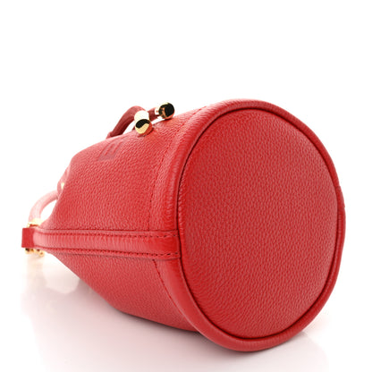 Marc Jacobs Grained Calfskin The Mini Bucket Bag True Red 4 of 11