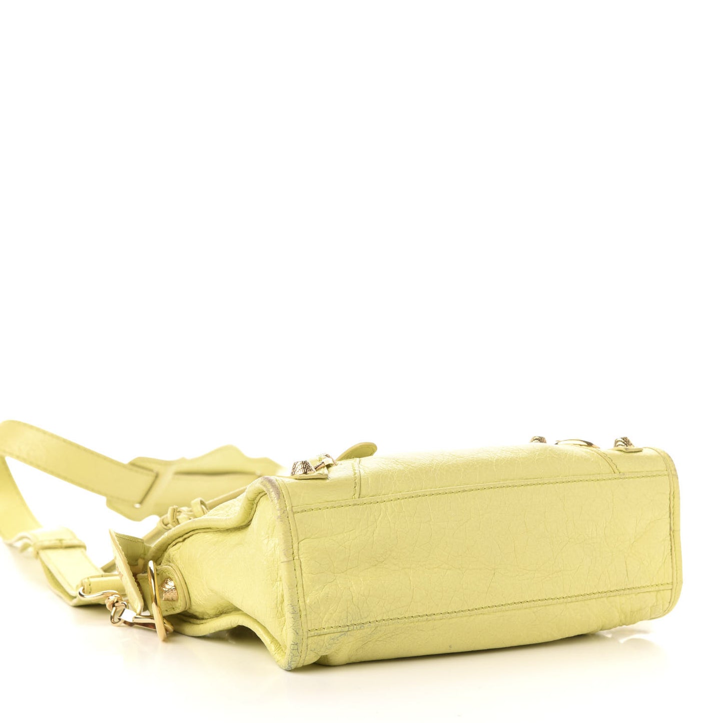 Agneau Giant 12 Gold Hardware Mini City Jaune Citronnade