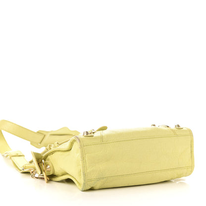 Balenciaga Agneau Giant 12 Gold Hardware Mini City Jaune Citronnade 5 of 18