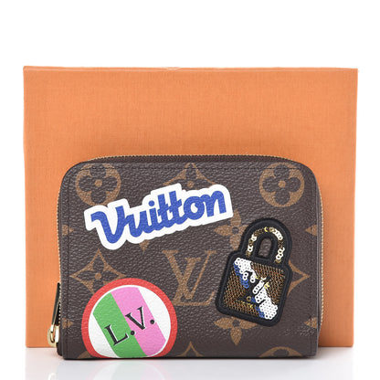 Louis Vuitton Monogram Travel Stickers Zippy Coin Purse 10 of 10