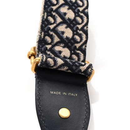Christian Dior Oblique Shoulder Strap Blue 5 of 5