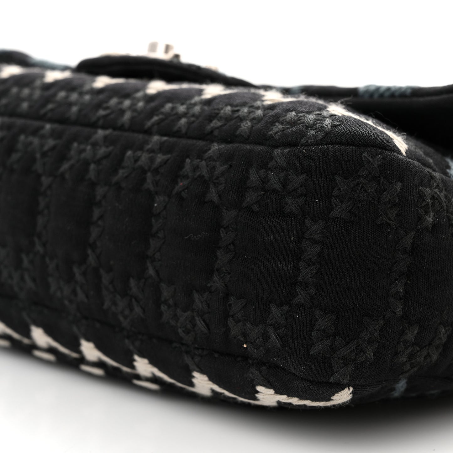 Jersey Embroidered Paris Dallas Flap Black