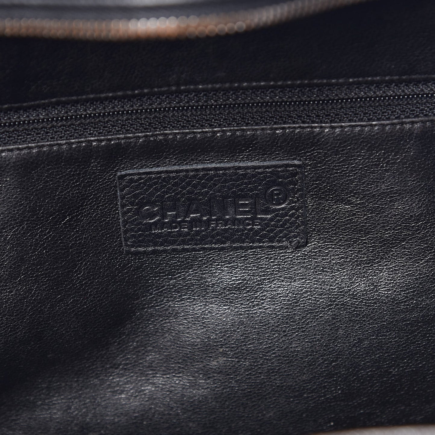 Caviar Patent Quilted Large Bowler Black
