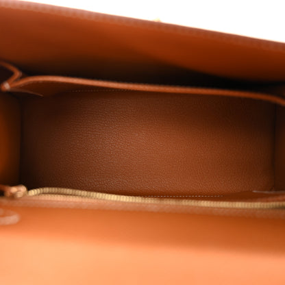 Hermes Epsom Kelly Sellier 25 Gold 5 of 11