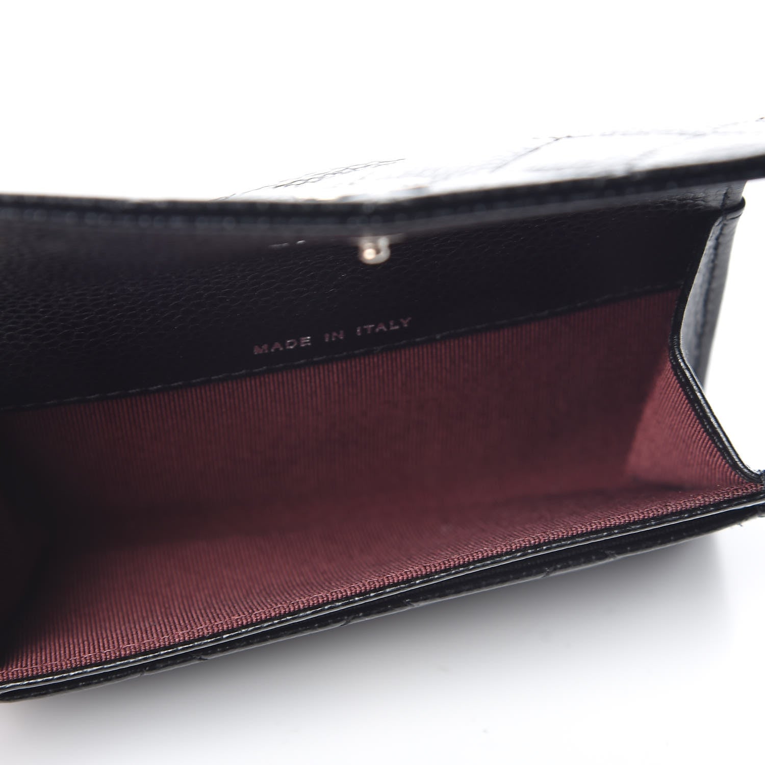 Chanel Caviar Quilted Flap Card Holder Black 5 of 9
