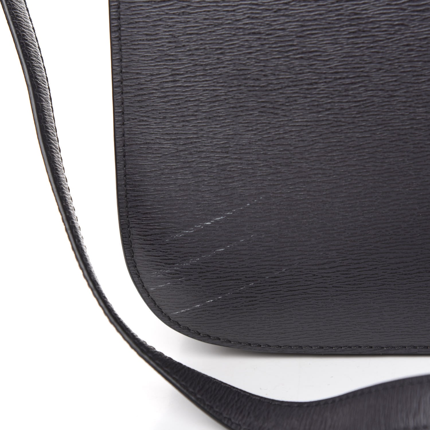 Celine Liege Calfskin Medium Classic Box Flap Bag Liquorice 10 of 11