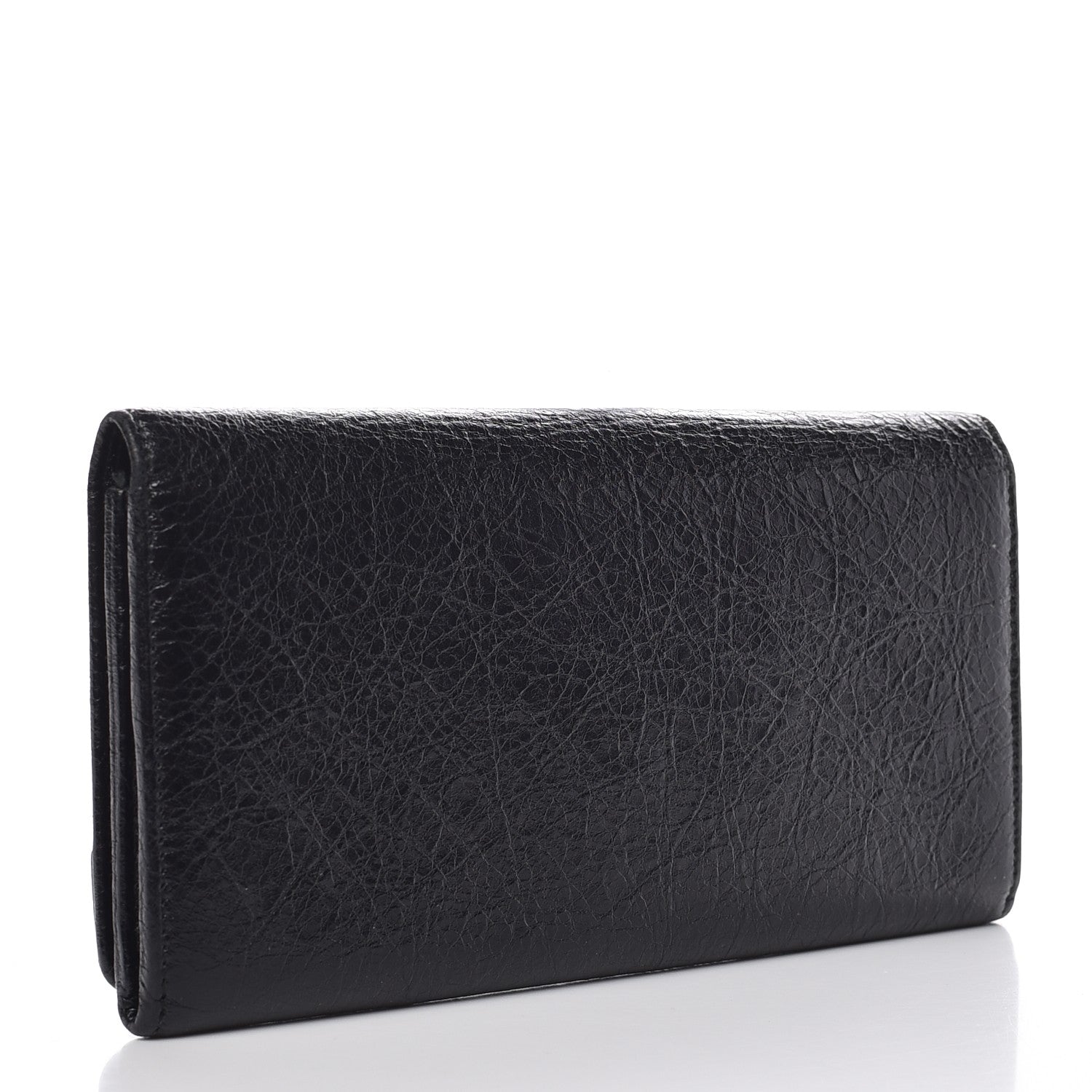 Balenciaga Agneau Classic Hardware Money Wallet Black 3 of 11
