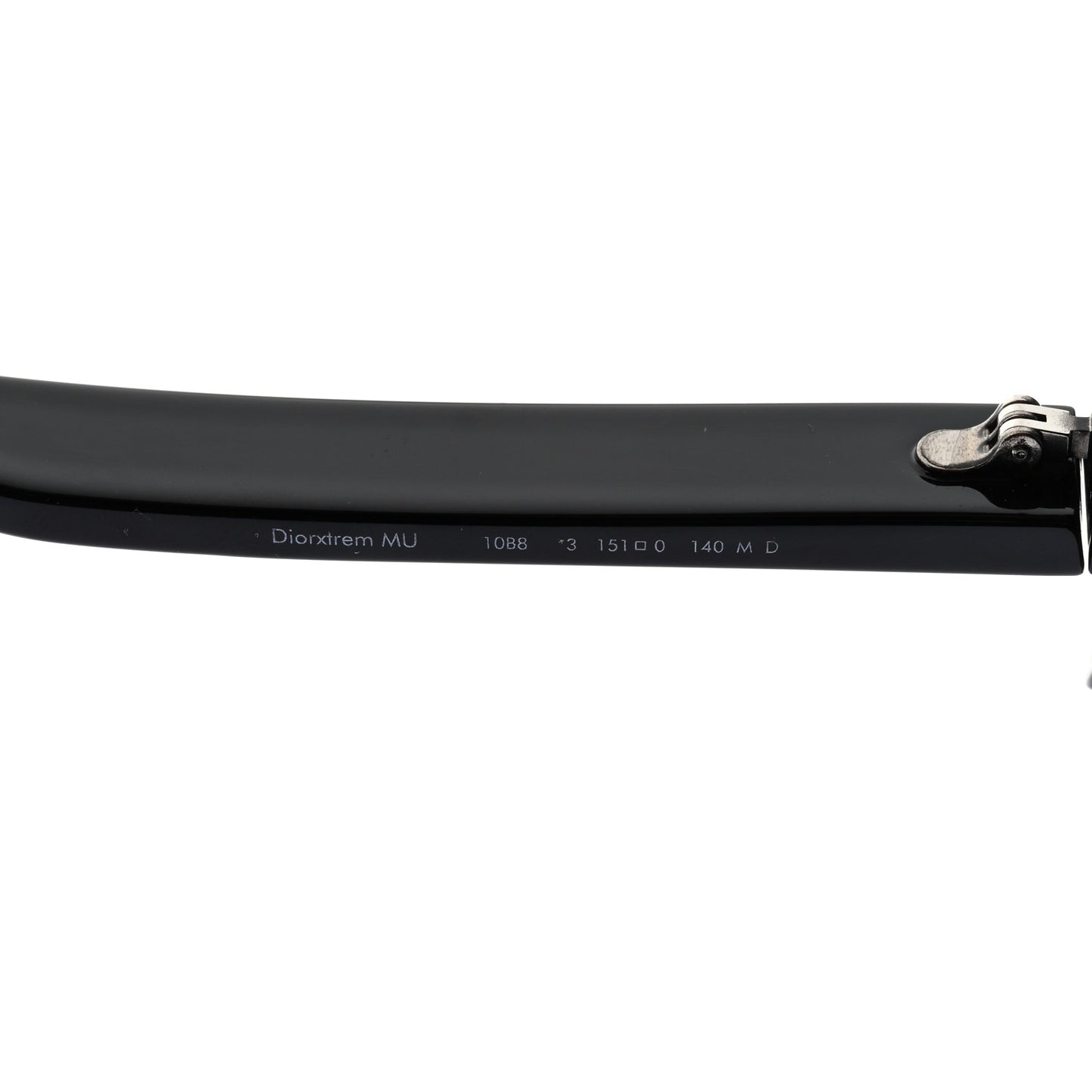 Acetate Diorxtrem MU Oblique Mask Sunglasses Black