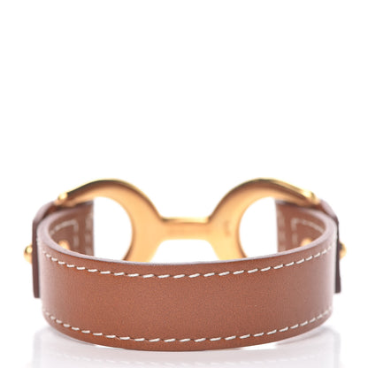 Hermes Barenia Pavane Cuff M Fauve 3 of 7