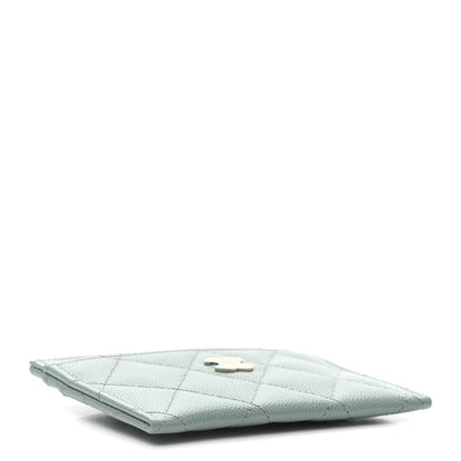 Chanel Caviar Quilted Card Holder Dark Green 4 of 8