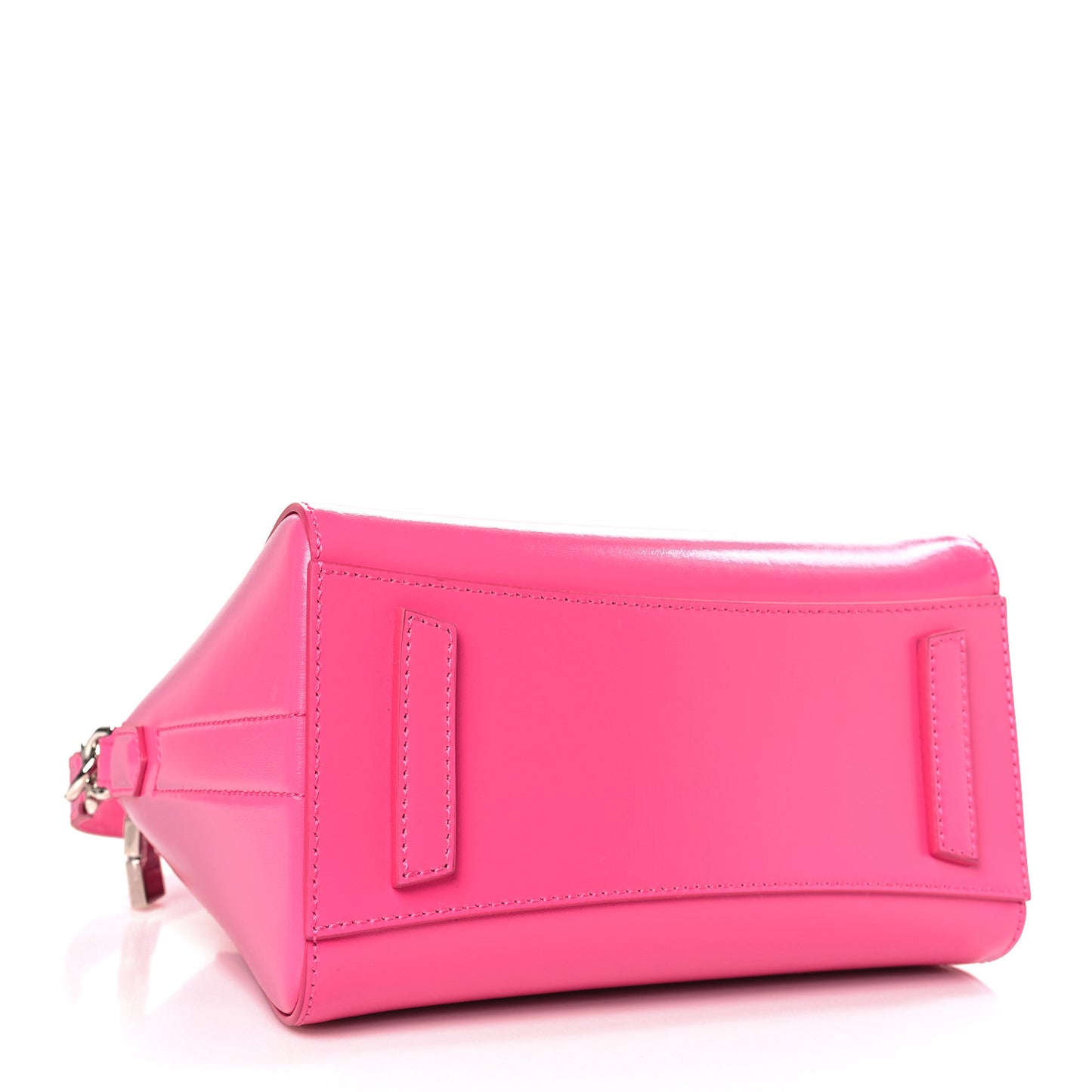 Shiny Lord Calfskin Mini Antigona Neon Pink