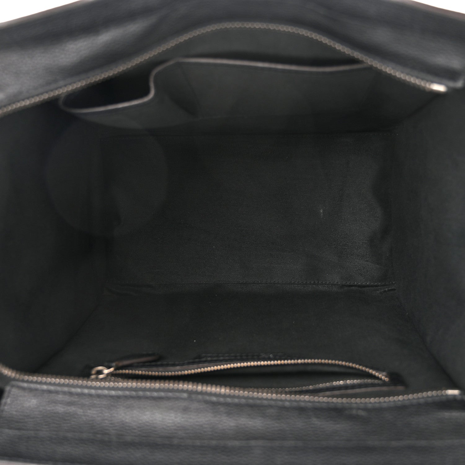 Celine Drummed Calfskin Mini Luggage Black 5 of 11