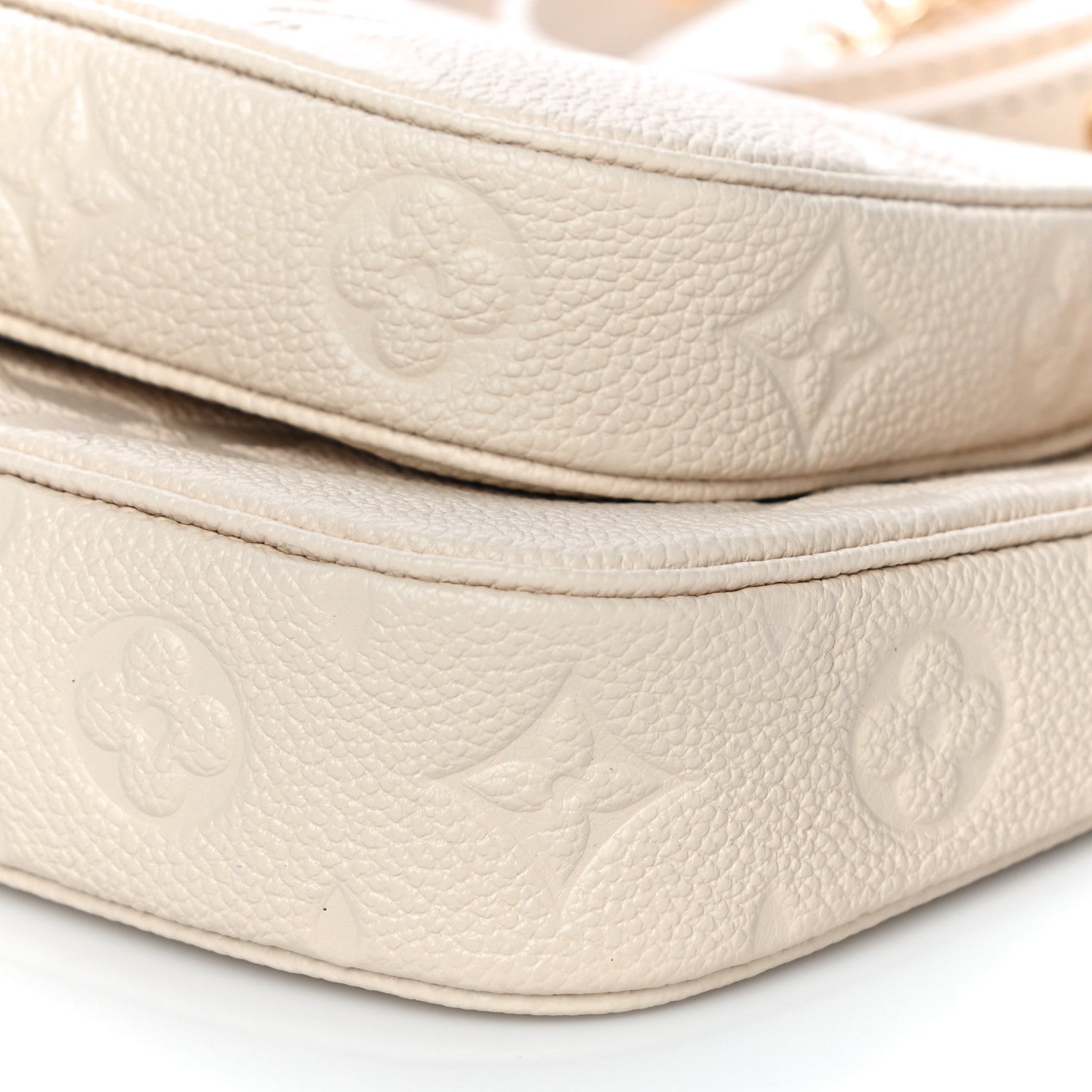 Louis Vuitton Empreinte Monogram Giant Multi Pochette Accessories Cream 6 of 13