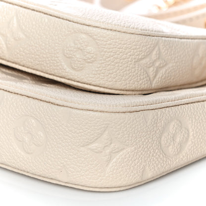 Louis Vuitton Empreinte Monogram Giant Multi Pochette Accessories Cream 6 of 13