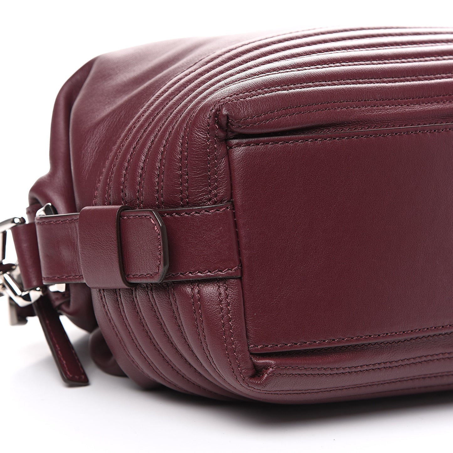 Calfskin Small Biker Nightingale Oxblood
