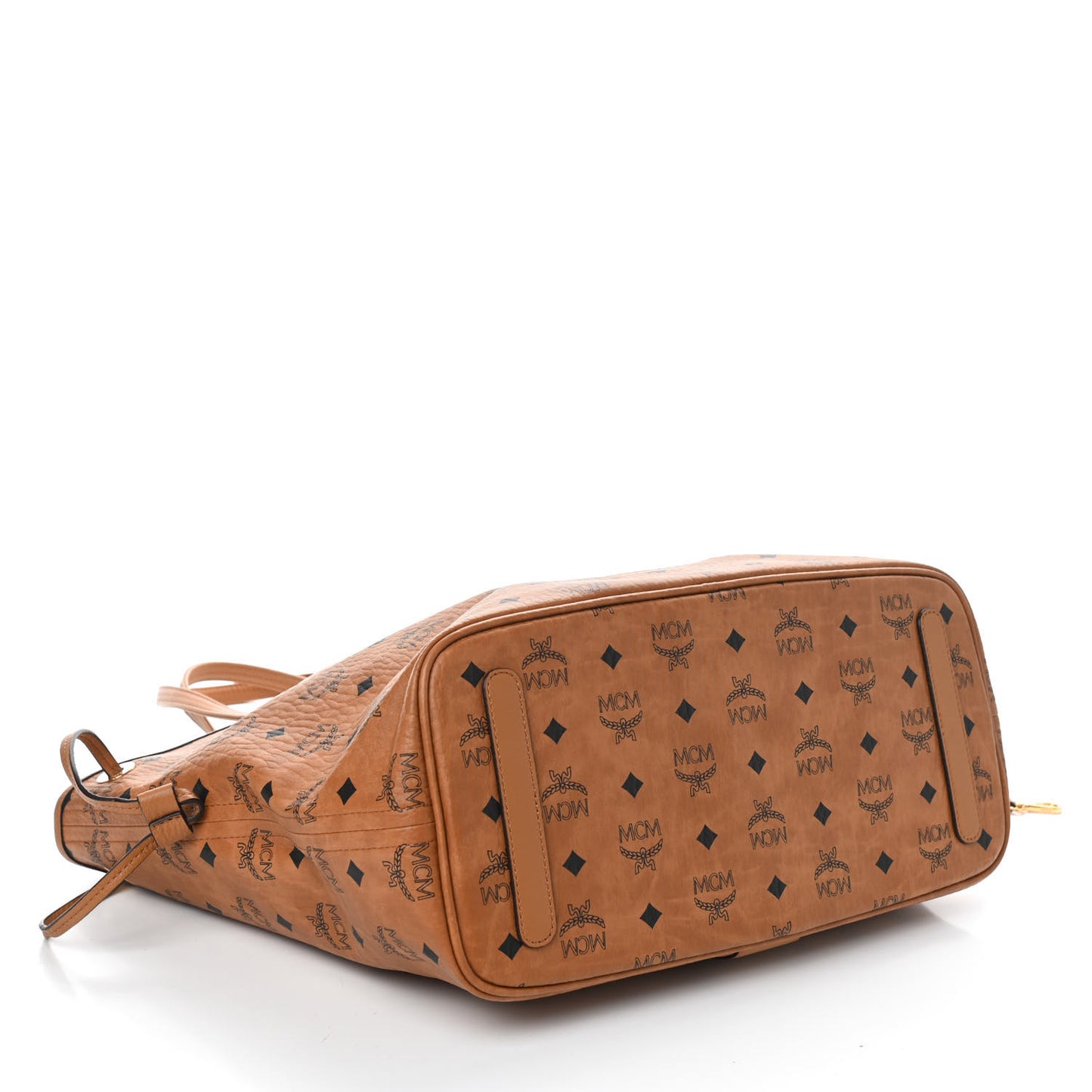 Visetos Medium Liz Reversible Shopper Tote Cognac