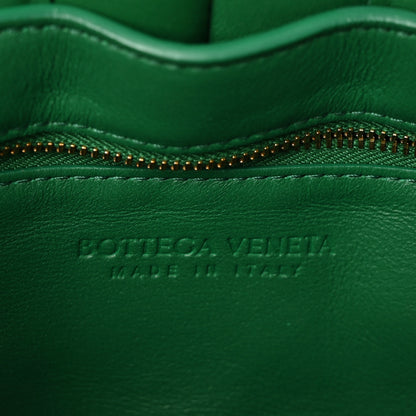 Bottega Veneta Lambskin Maxi Intreccio Padded Chain Cassette Crossbody Bag Racing Green 5 of 7