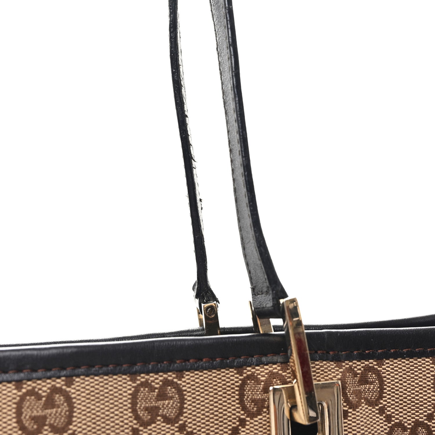 Gucci Monogram Large Bucket Tote Dark Brown 12 of 12