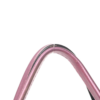 Gucci Metallic Soft Guccissima Large Heart Bit Charm Top Handle Tote Fresia Rose 17 of 22