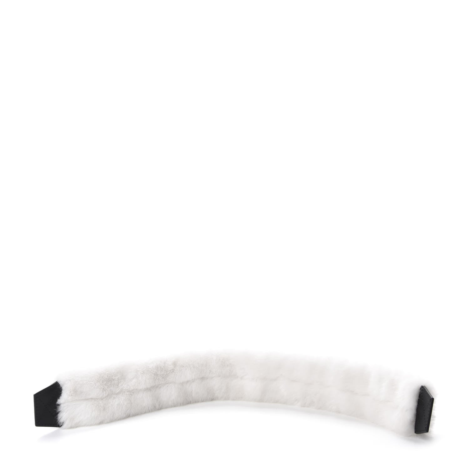 Givenchy Faux Fur Logo Bag Strap White 2 of 6