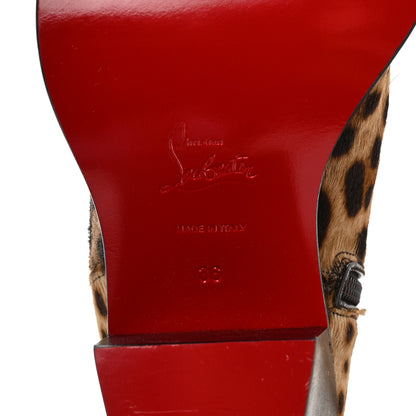 Christian Louboutin Pony Hair Morgan 70 Over The Knee Boots 36 Leopard 6 of 10