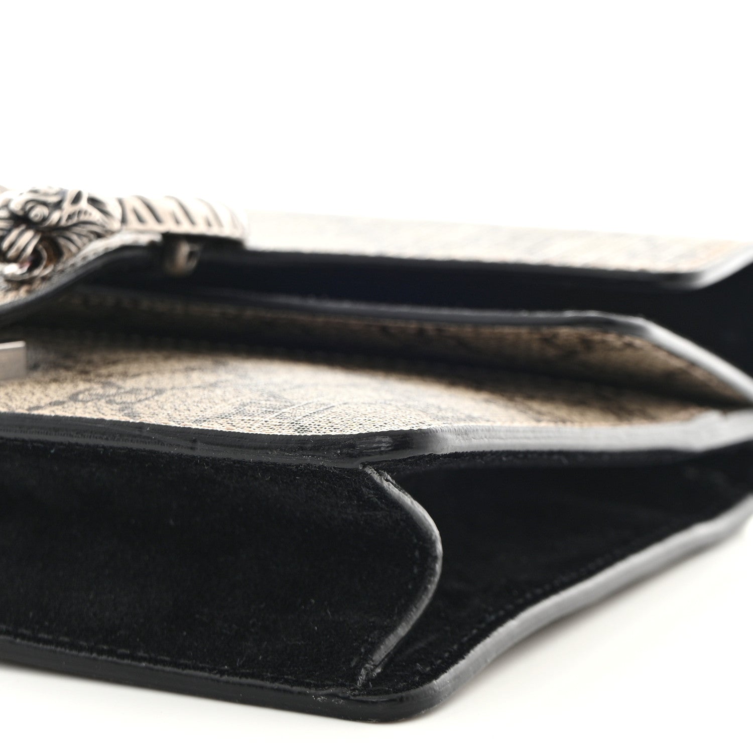 Gucci GG Supreme Monogram Mini Dionysus Shoulder Bag Black 10 of 12