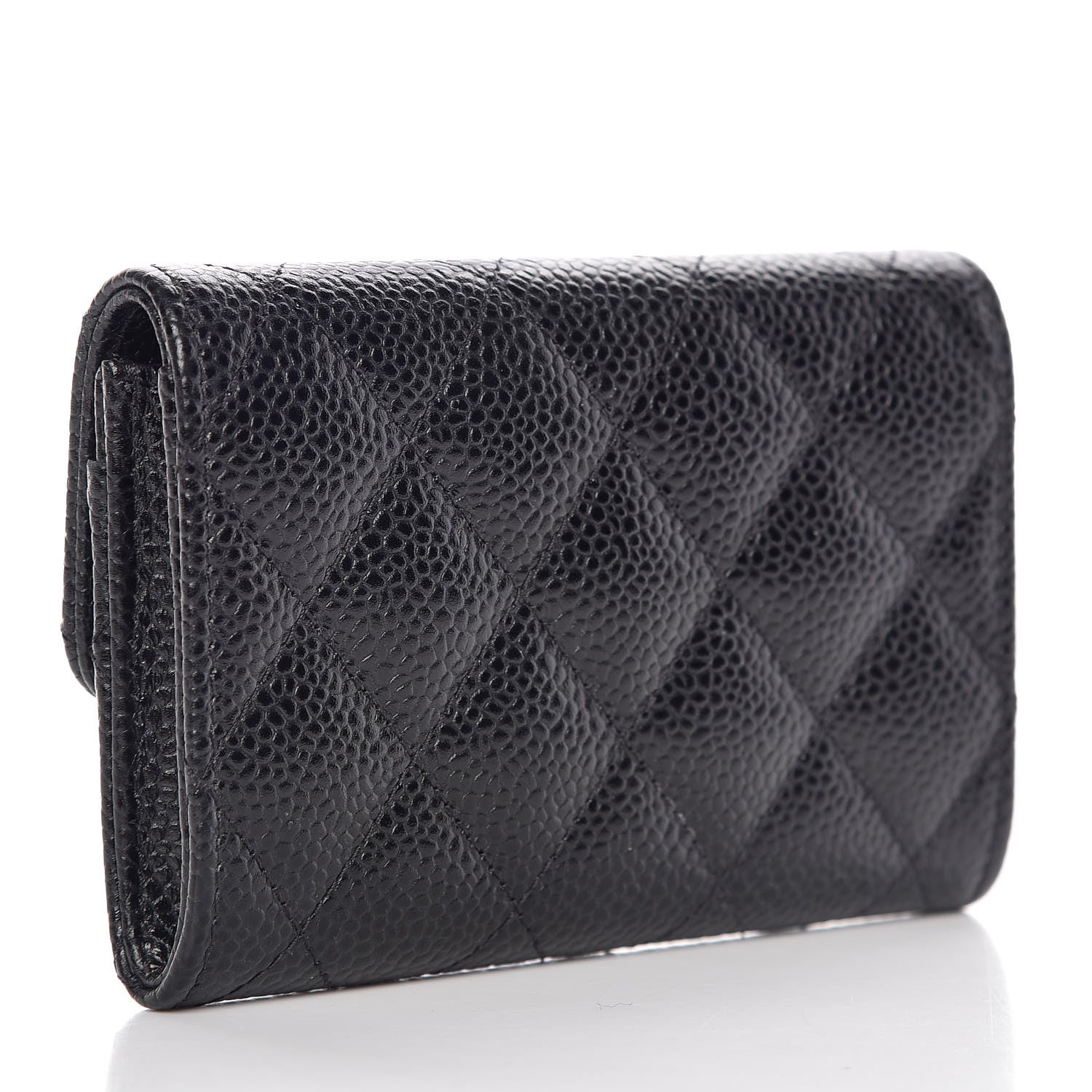 Chanel Caviar Quilted Flap Card Holder Black 3 of 11