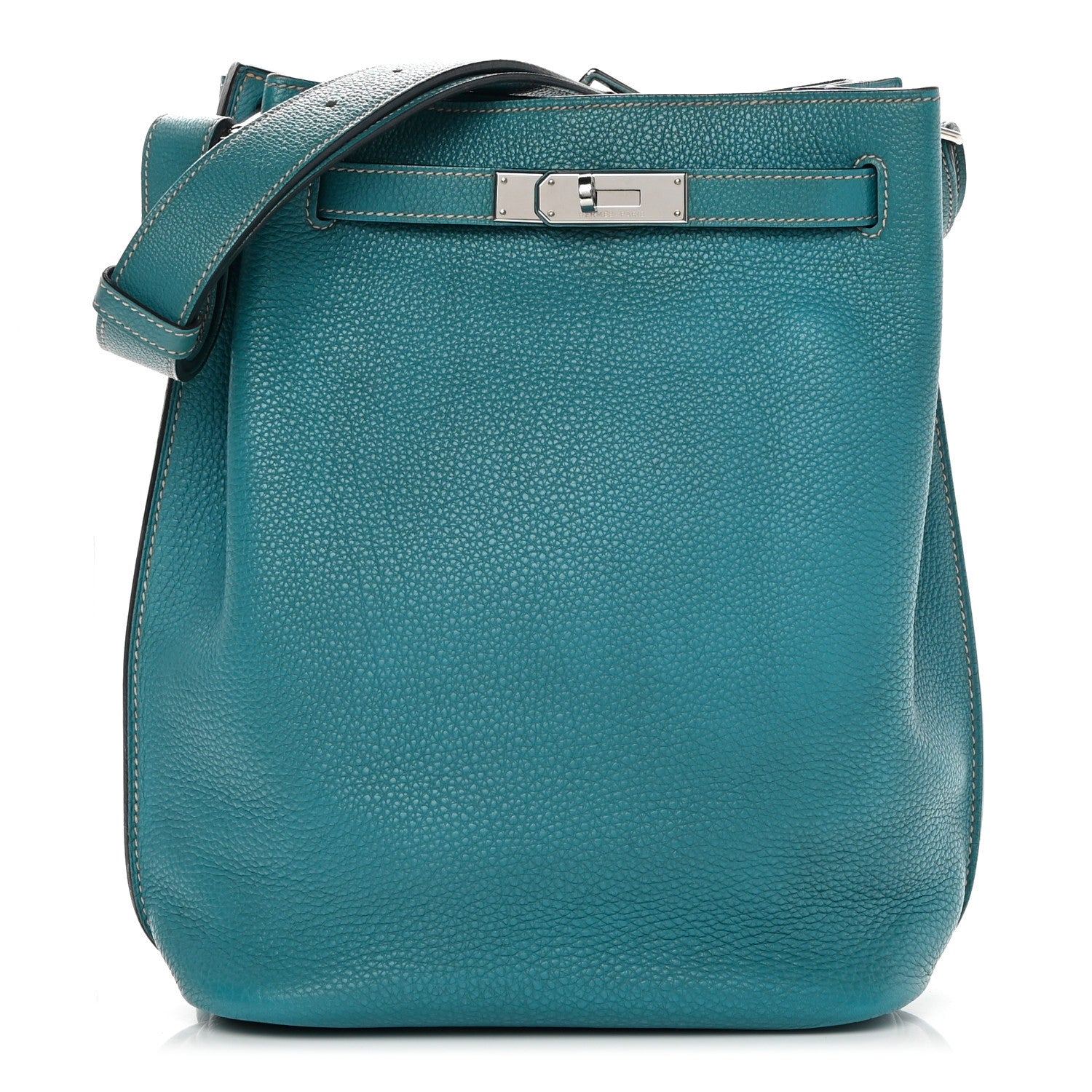 Hermes Togo So Kelly 22 Blue Jean 1 of 14