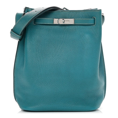 Hermes Togo So Kelly 22 Blue Jean 1 of 14