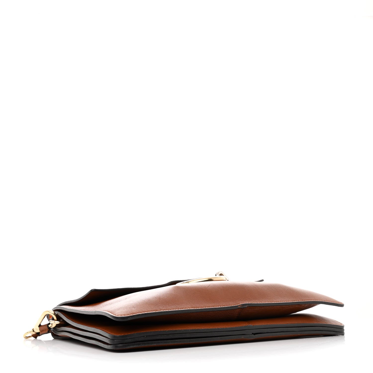 Chloe Suede Calfskin Medium Faye Shoulder Bag Tobacco 4 of 14